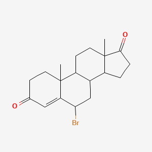 molecular formula C19H25BrO2 B1232658 6alpha-Bromo androstenedione 