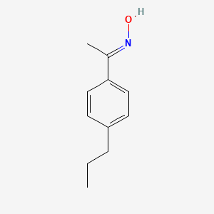 molecular formula C11H15NO B12326613 1-(4-Propylphenyl)ethan-1-one oxime 