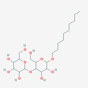 molecular formula C22H42O11 B12326630 Decyl 4-O-alpha-D-glucopyranosyl-alpha-D-glucopyranoside 
