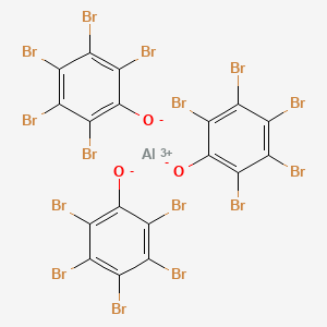 molecular formula C18AlBr15O3 B12326690 Phenol, pentabromo-, aluminum salt CAS No. 68084-29-7