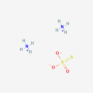 molecular formula H8N2O3S2 B1232673 Ammonium thiosulphate CAS No. 7783-18-8