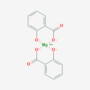 molecular formula C14H8MgO6-2 B12326741 Magnesium;2-oxidobenzoate 
