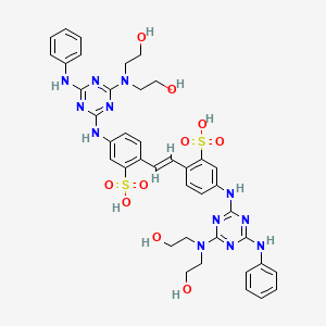 molecular formula C40H44N12O10S2 B1232675 C.I. Fluorescent brightening agent 28 CAS No. 4404-43-7