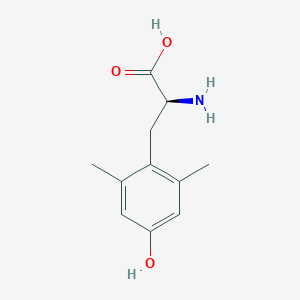 molecular formula C11H15NO3 B123269 2',6'-Dimethyltyrosine CAS No. 123715-02-6
