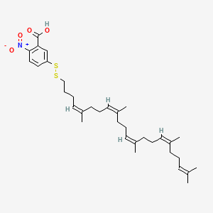 molecular formula C34H49NO4S2 B1232691 Cndt-squalene CAS No. 151868-50-7