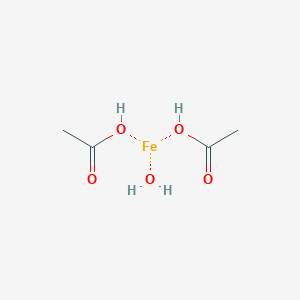 molecular formula FeOH(C2H3O2)2 B012327 Ferric acetate CAS No. 10450-55-2