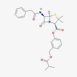 molecular formula C27H30N2O6S B123270 Tobicillin CAS No. 151287-22-8