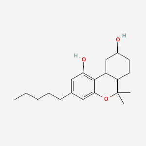 molecular formula C20H30O3 B1232700 9-Hydroxy-9-norhexahydrocannabinol CAS No. 52171-85-4