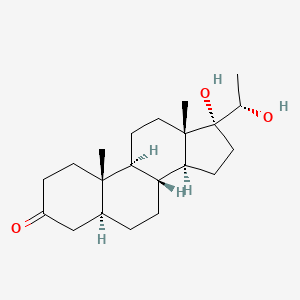 molecular formula C21H34O3 B1232702 17,20-Dihydroxypregnan-3-one CAS No. 58701-87-4