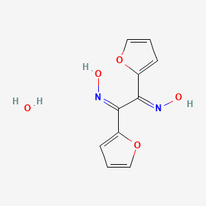 molecular formula C10H10N2O5 B12327032 alpha Furildioxime 