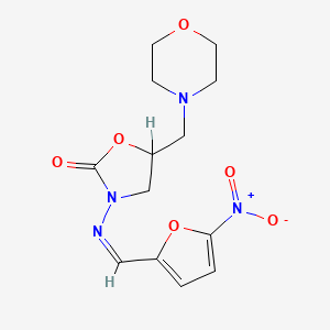 molecular formula C13H16N4O6 B1232739 Furaltadone 
