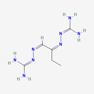 2-[(Z)-[(1Z)-1-(diaminomethylidenehydrazinylidene)butan-2-ylidene]amino]guanidine