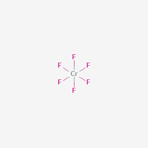 molecular formula CrF6 B1232751 Chromium hexafluoride 