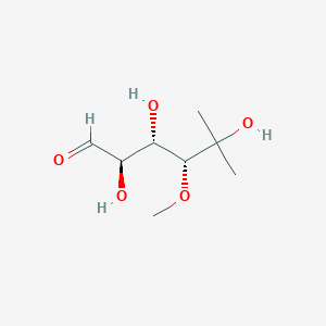 molecular formula C8H16O5 B1232753 L-noviose 