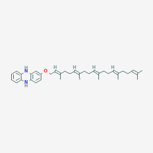 molecular formula C37H50N2O B1232754 2-(Pentaprenyloxy)dihydrophenazine 