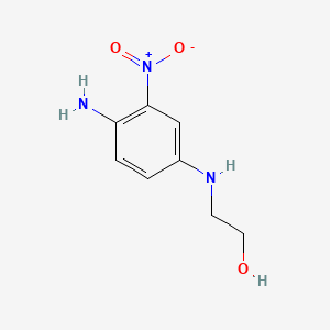 molecular formula C8H11N3O3 B1232755 2-(4-Amino-3-nitroanilino)ethanol CAS No. 24905-87-1