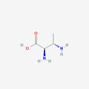 molecular formula C4H10N2O2 B12327686 (2R,3S)-2,3-Diaminobutanoic acid CAS No. 84122-94-1