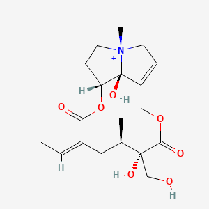 molecular formula C19H28NO7+ B1232771 羟基仙可因 CAS No. 26782-43-4