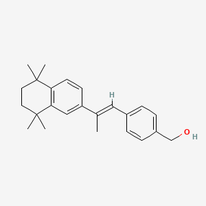molecular formula C24H30O B1232773 Arotinoic methanol CAS No. 71441-30-0