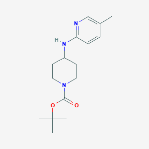 molecular formula C16H25N3O2 B12327749 tert-Butyl 4-((5-methylpyridin-2-yl)amino)piperidine-1-carboxylate 