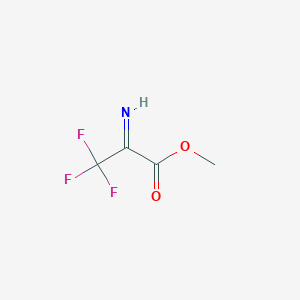 molecular formula C4H4F3NO2 B12327823 Methyl 3,3,3-trifluoro-2-iminopropanoate 
