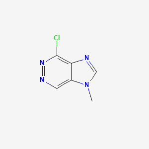 molecular formula C6H5ClN4 B12327888 4-chloro-1-methyl-1H-imidazo[4,5-d]pyridazine 