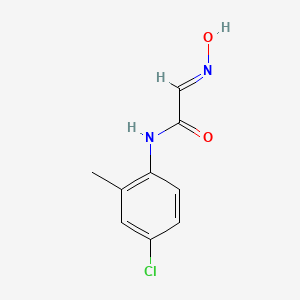 molecular formula C9H9ClN2O2 B12328084 Acetamide, N-(4-chloro-2-methylphenyl)-2-(hydroxyimino)- 