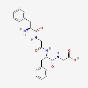 molecular formula C22H26N4O5 B12328190 H-Phe-Gly-Phe-Gly-OH 