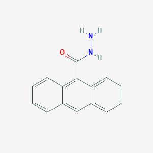 molecular formula C15H12N2O B12328212 Anthracene-9-carbohydrazide CAS No. 61258-69-3