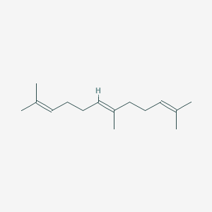 molecular formula C15H26 B1232823 (6E)-2,6,11-trimethyldodeca-2,6,10-triene 