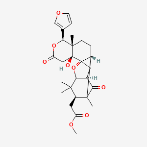 molecular formula C27H34O8 B1232840 Xyloccensin K CAS No. 173693-50-0