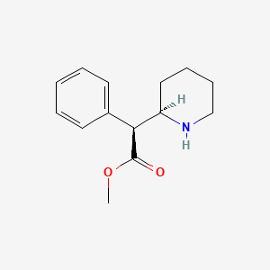 methyl (S)-phenyl[(R)-piperidin-2-yl]acetate