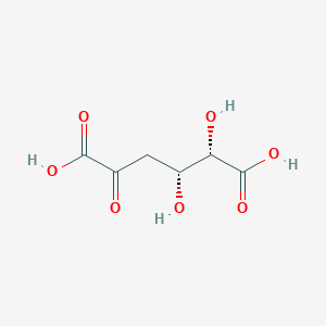 molecular formula C6H8O7 B1232853 3-deoxy-D-threo-hex-2-ulosaric acid 