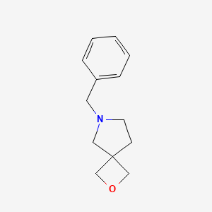molecular formula C13H17NO B12328636 6-Benzyl-2-oxa-6-azaspiro[3.4]octane 