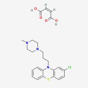 molecular formula C24H28ClN3O4S B1232864 Buccastem CAS No. 3450-05-3