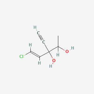 4-Pentene-2,3-diol, 5-chloro-3-ethynyl-