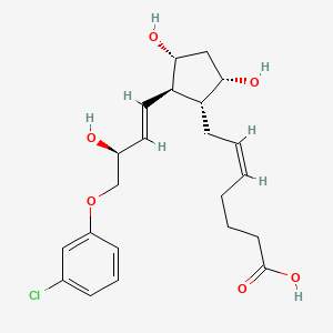 molecular formula C22H29ClO6 B1232876 (+)-15-epi Cloprostenol CAS No. 40665-93-8