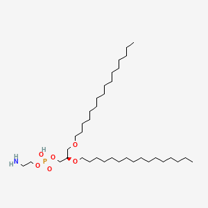 2-Aminoethyl (2R)-2,3-bis(hexadecyloxy)propyl hydrogen phosphate