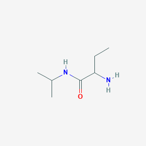 molecular formula C7H16N2O B12328846 2-Amino-N-isopropylbutanamide 
