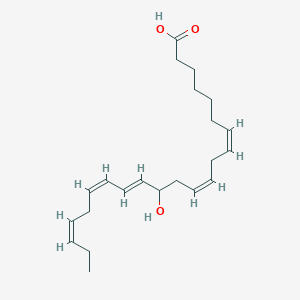 molecular formula C22H34O3 B123289 rac-13-Hydroxydocosapentaenoic Acid CAS No. 887752-29-6