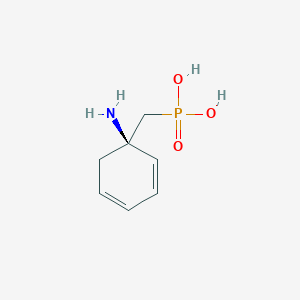 molecular formula C7H12NO3P B12328933 Phosphonic acid,P-[(R)-aminophenylmethyl]- 