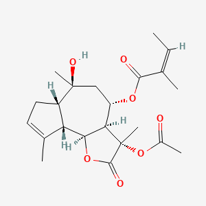 molecular formula C22H30O7 B1232897 Isomontanolide 