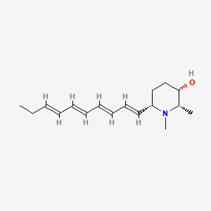molecular formula C17H27NO B1232899 Cryptophorine CAS No. 56022-14-1