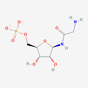 N-glycyl-5-O-phosphonato-beta-D-ribofuranosylamine