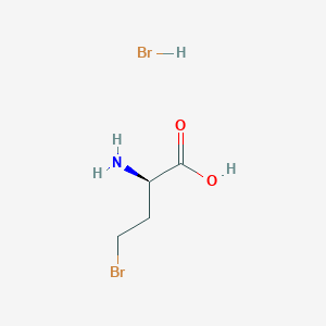 molecular formula C4H9Br2NO2 B12329096 (R)-2-Amino-4-bromobutanoic acid-HBr 