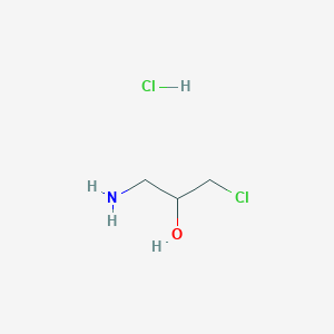 molecular formula C3H9Cl2NO B123292 1-Amino-3-chloropropan-2-ol hydrochloride CAS No. 62037-46-1