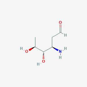 molecular formula C6H13NO3 B1232927 Acosamine 