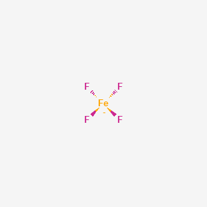 molecular formula F4Fe- B1232928 Tetrafluoroferrate(1-) 