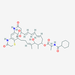 molecular formula C38H51N3O8S B1232931 Thiazinotrienomycin E 