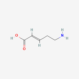 molecular formula C5H9NO2 B1232953 5-Aminopent-2-enoic acid CAS No. 69619-20-1